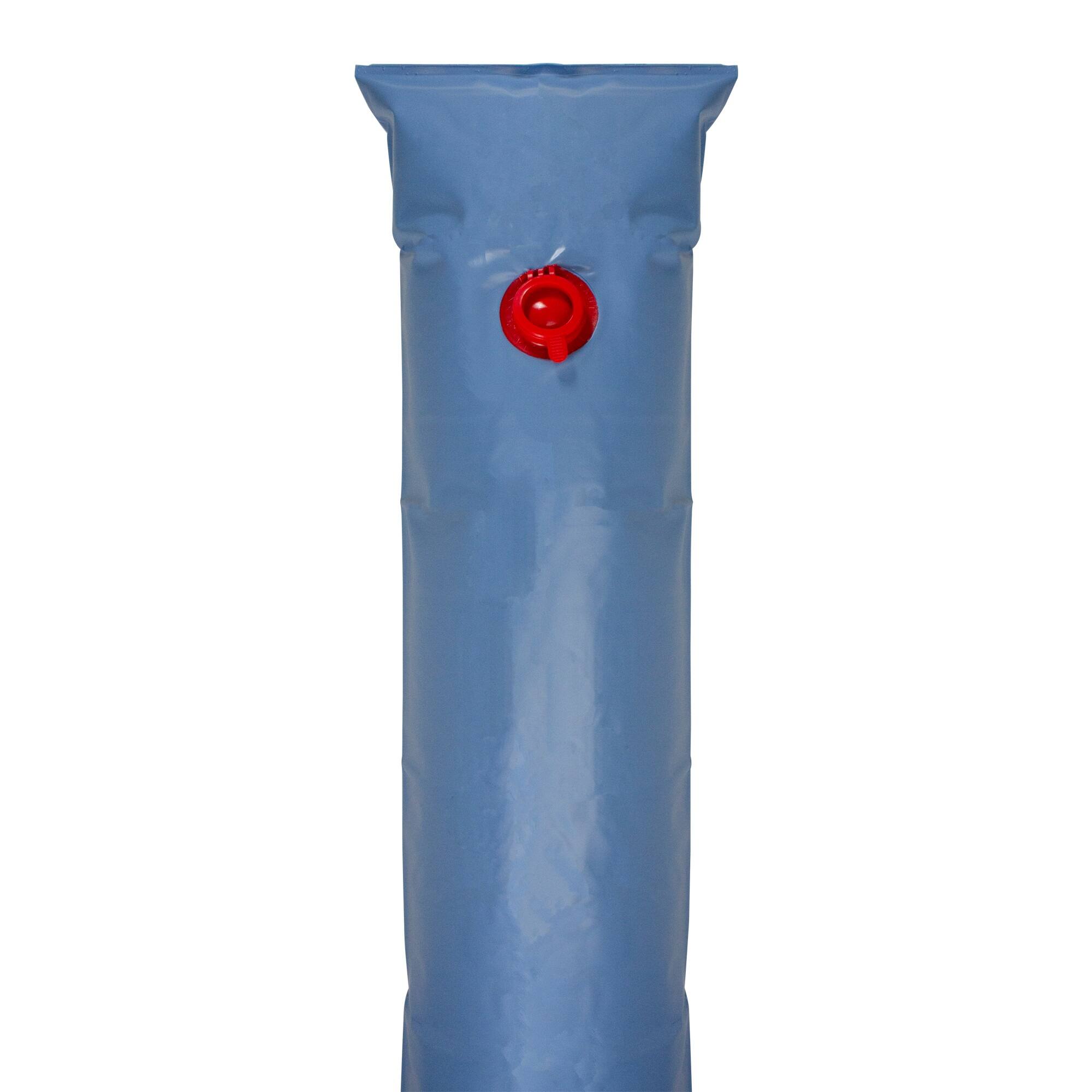Pool Central 1ft. x 8ft. Blue Dual Chamber Winterizing Pool Water Tube